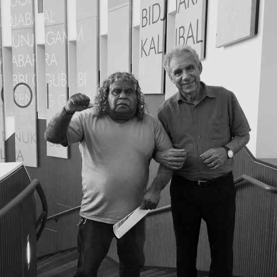 NO MORE Campaign Founder Charlie King links up with ATSICHS Brisbane Ltd Chairman Uncle Billy in Brisbane.