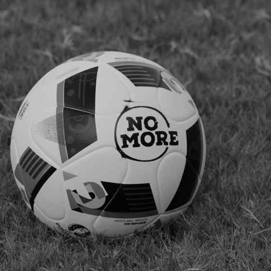 All games were played with the NO MORE Campaign branded balls.
